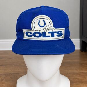 Vintage 90s Indianapolis Colts Drew Pearson YoungAn Snapback Hat NFL Korea